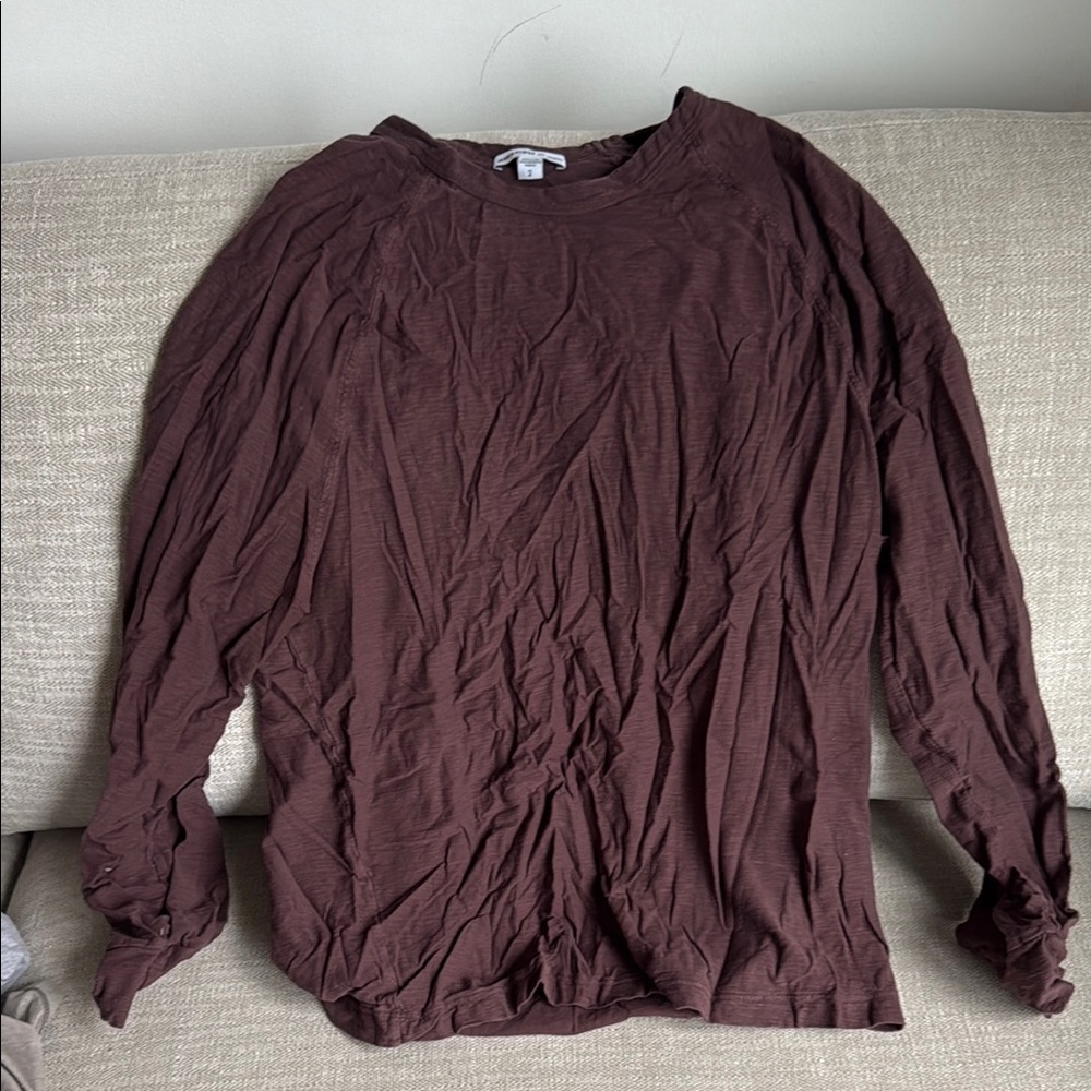 Maroon Long Sleeve Shirt